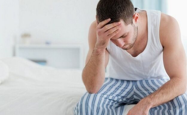 The man faced impotence in a context of prostatitis
